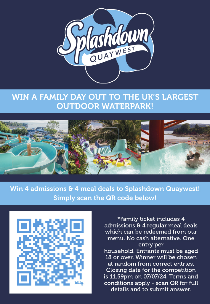WIN A FAMILY DAY OUT TO THE UK’S LARGEST OUTDOOR WATERPARK SPLASHDOWN